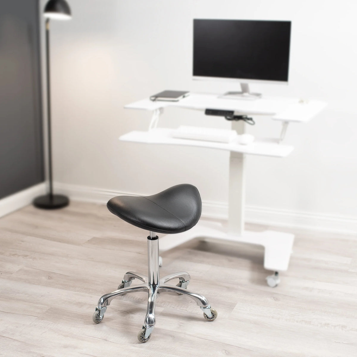 Ergonomic Height Adjustable Saddle Stool U9701