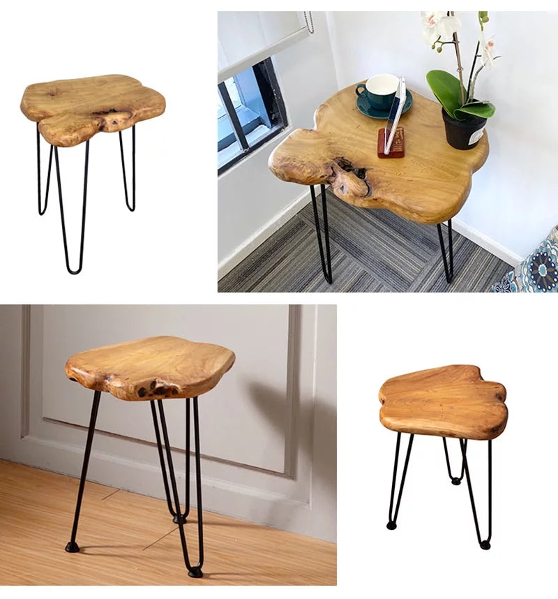 Natural Wood End Table J9039