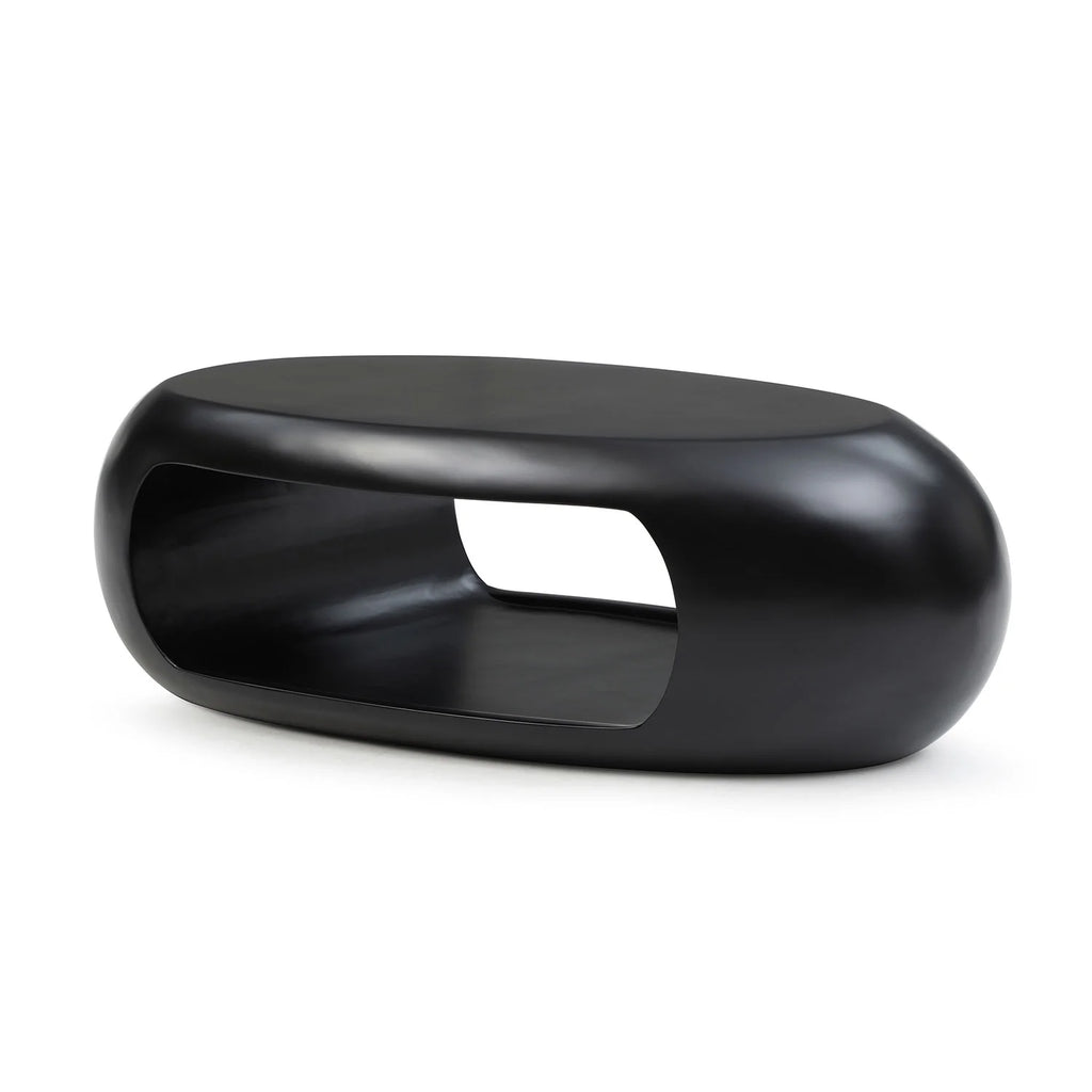 Modern Oval Fiberglass Coffee Table V998748