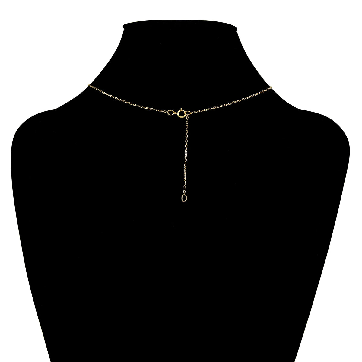 10KT Two-Tone Gold Butterfly Necklace with 18" Chain A8874