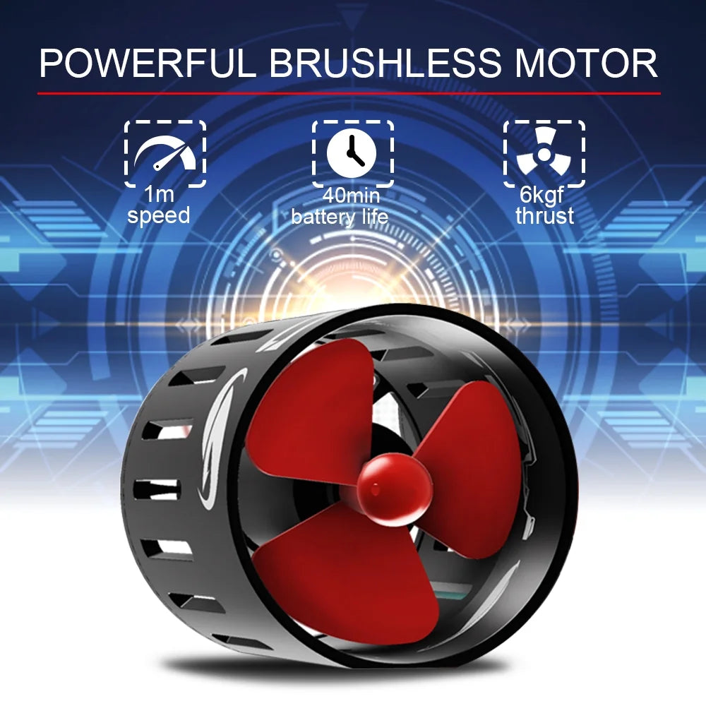 2pcs Electric Underwater Scooters 20M Waterproof J81547