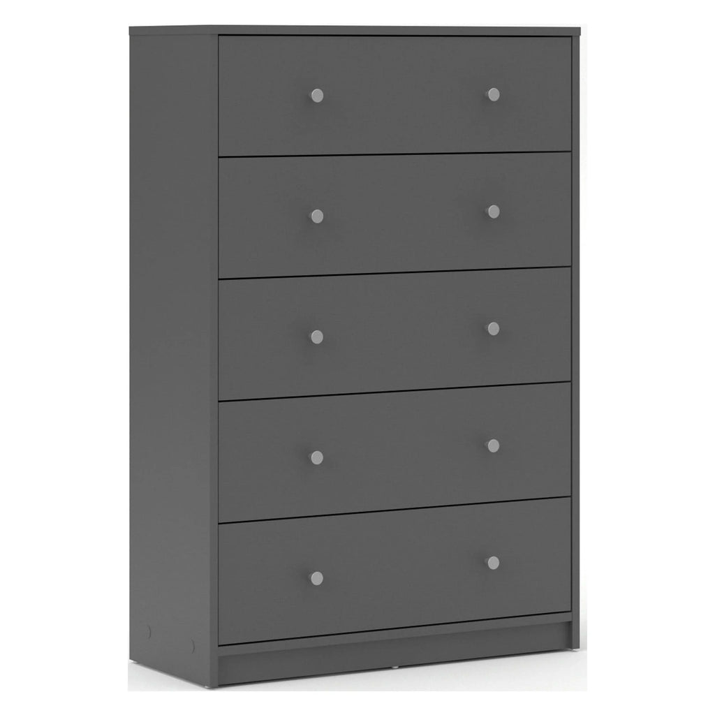5 Drawer Chest Grey C9774
