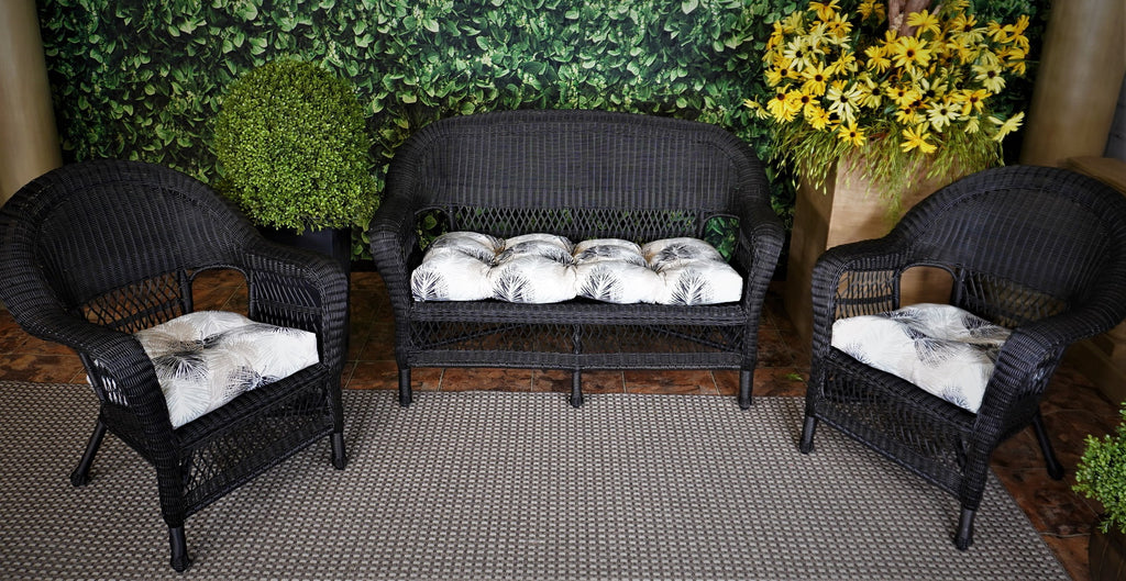 Multi-color U-Shape Outdoor Seating Cushions (3 Pieces) H358